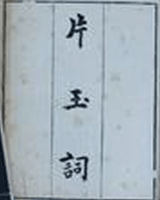 片玉词