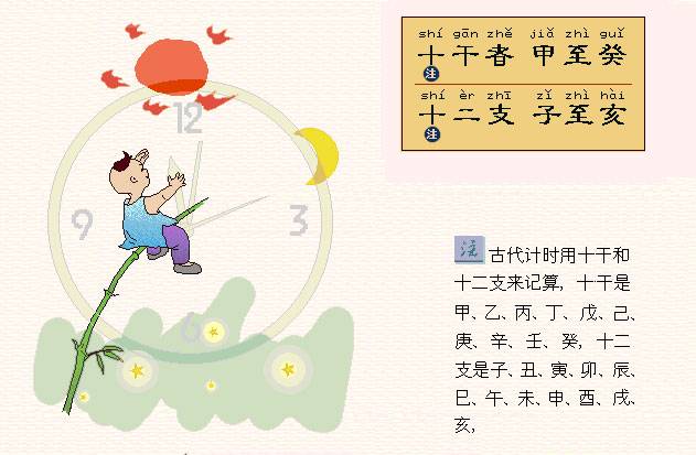 十干者，甲至癸。十二支，子至亥。
