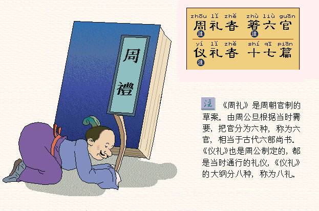 周礼者，箸六官。仪礼者，十七篇。